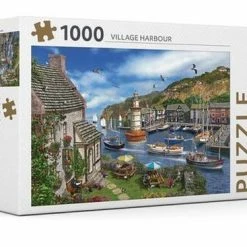 Rebo Productions Rebo Legpuzzel 1000 Stukjes – Village Harbour 10 Rebo Productions Rebo Legpuzzel 1000 Stukjes – Village Harbour -Puzzels Verkoopwinkel 550x367 5