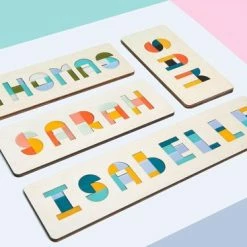 CRE8 Naampuzzel L 7-8 Letters | Kraamcadeau Met Naam | Persoonlijk Naamcadeau | Educatief Speelgoed -Puzzels Verkoopwinkel 550x367 6