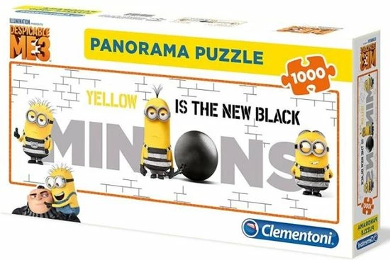 Clementoni Panorama Puzzel Despicable Me 3 - 1000 Stukjes 5 Clementoni Panorama Puzzel Despicable Me 3 - 1000 Stukjes - Afbeelding 3