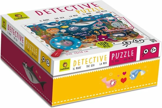 Ludattica - Ludattica Detective Puzzel Onderwaterwereld 108 St 4 Ludattica - Ludattica Detective Puzzel Onderwaterwereld 108 St - Afbeelding 2