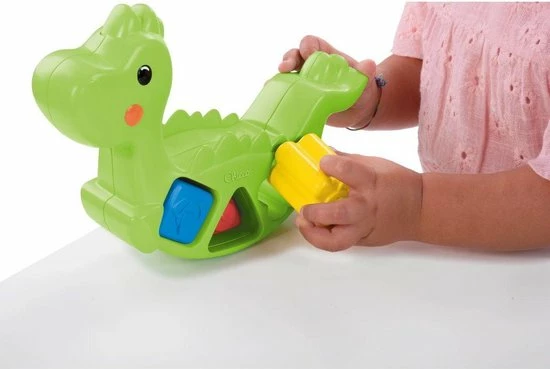 Chicco - Puzzel / Vormenstoof - Dino 6 Chicco - Puzzel / Vormenstoof - Dino - Afbeelding 4