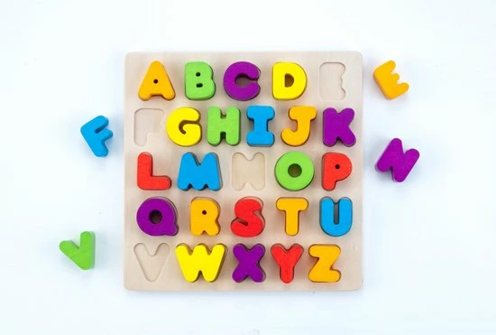 Engelhart Alphabet Puzzle 30 X 30 Cm Rubber Wood 6 Engelhart Alphabet Puzzle 30 X 30 Cm Rubber Wood - Afbeelding 4