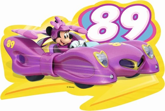 Jumbo Mickey Mouse Roadster Racers 4in1 Vormpuzzel 4 Jumbo Mickey Mouse Roadster Racers 4in1 Vormpuzzel - Afbeelding 2