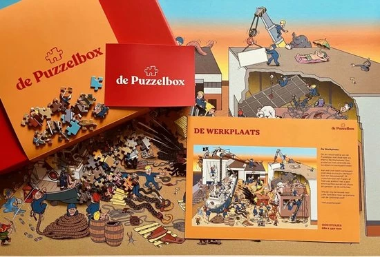 De Puzzelbox DePuzzelbox - De Werkplaats - 1000 Stukjes Puzzel - Legpuzzel - Volwassenen 5 De Puzzelbox DePuzzelbox - De Werkplaats - 1000 Stukjes Puzzel - Legpuzzel - Volwassenen - Afbeelding 3