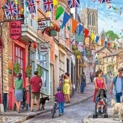 Gibsons Steep Hill (1000) -Puzzels Verkoopwinkel 550x375 1