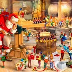Wooden City Santa's Workshop Puzzel In Hout 750 Stuks
