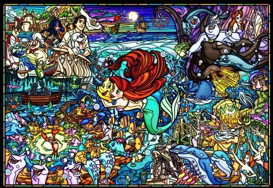 Tenyo Disney Legpuzzel The Little Mermaid Story (1000 Plastic Stukjes) 3 Tenyo Disney Legpuzzel The Little Mermaid Story (1000 Plastic Stukjes)