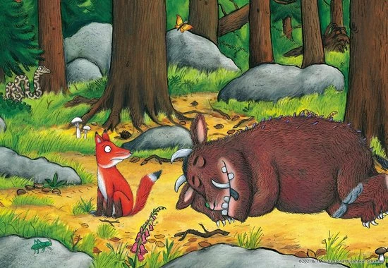Ravensburger Puzzel The Gruffalo - 2x 12 Stukjes - Kinderpuzzel 5 Ravensburger Puzzel The Gruffalo - 2x 12 Stukjes - Kinderpuzzel - Afbeelding 3