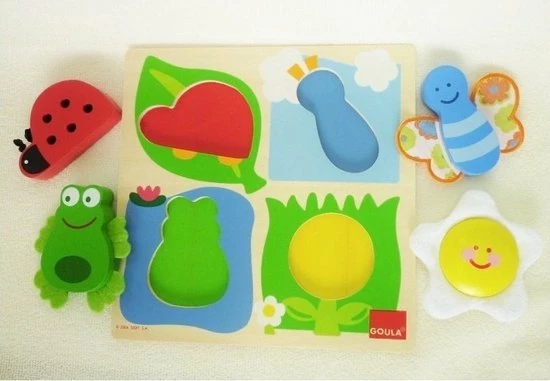 Goula Houten Puzzel - Platteland - 4 Stukjes 13 Goula Houten Puzzel - Platteland - 4 Stukjes - Afbeelding 11