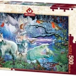 Art Puzzle Glacier Forest Puzzel 500 Stukjes