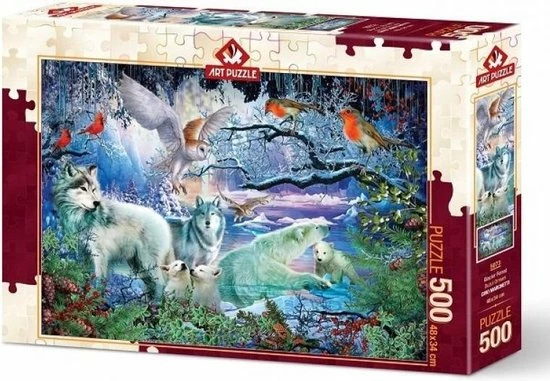 Art Puzzle Glacier Forest Puzzel 500 Stukjes 3 Art Puzzle Glacier Forest Puzzel 500 Stukjes