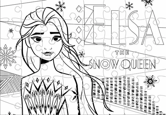 Luna Legpuzzel/kleurplaat Frozen Meisjes 48 Stukjes 5 Luna Legpuzzel/kleurplaat Frozen Meisjes 48 Stukjes - Afbeelding 3