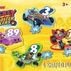 Jumbo Mickey Mouse Roadster Racers 4in1 Vormpuzzel 16 Jumbo Mickey Mouse Roadster Racers 4in1 Vormpuzzel -Puzzels Verkoopwinkel 550x385