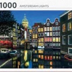 Puzzel - Amsterdam Lights - Rebo - 1000 Stukjes
