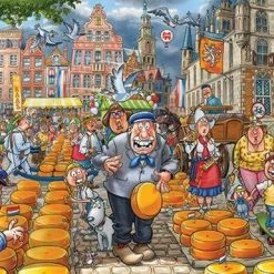 Legpuzzel Wasgij Kaasalarm 1000 Stukjes -Puzzels Verkoopwinkel 550x385 6