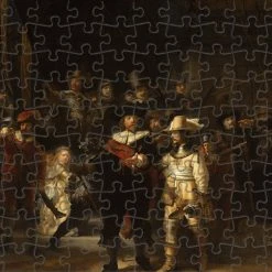 Merkloos Puzzel Nachtwacht | Puzzel Rembrandt | Puzzel 1000 Stukjes | Puzzel Volwassenen (liggend)