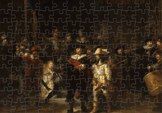 Merkloos Puzzel Nachtwacht | Puzzel Rembrandt | Puzzel 1000 Stukjes | Puzzel Volwassenen (liggend) 3 Merkloos Puzzel Nachtwacht | Puzzel Rembrandt | Puzzel 1000 Stukjes | Puzzel Volwassenen (liggend)