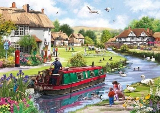 Gibsons Swanning Along Puzzel (250 XL Stukjes) 3 Gibsons Swanning Along Puzzel (250 XL Stukjes)