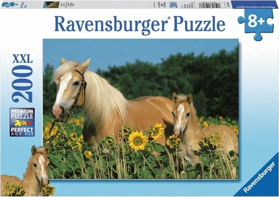 Ravensburger Paardenpuzzel 200 Stukjes 4 Ravensburger Paardenpuzzel 200 Stukjes - Afbeelding 2
