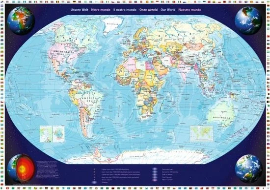 Schmidt Puzzle: Onze Wereld - Legpuzzel 5 Schmidt Puzzle: Onze Wereld - Legpuzzel - Afbeelding 3