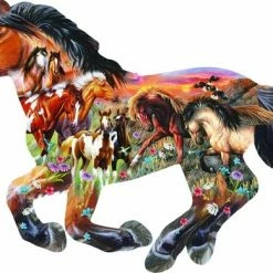 Legpuzzel - Contourpuzzel - 800 Stukjes - Pasture Sunset - SunsOut