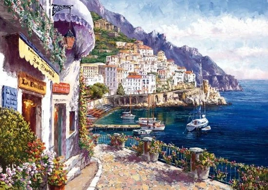 Schmidt Sam Park Afternoon In Amalfi - Puzzel 4 Schmidt Sam Park Afternoon In Amalfi - Puzzel - Afbeelding 2