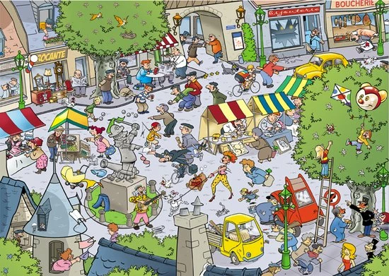 Goliath That's Life 1000pcs Village 6 Goliath That's Life 1000pcs Village - Afbeelding 4