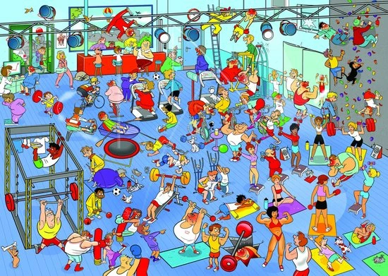 Goliath That's Life 1000pcs The Gym 5 Goliath That's Life 1000pcs The Gym - Afbeelding 3