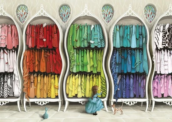 Ravensburger Puzzel Fashionista - Legpuzzel - 1000 Stukjes 5 Ravensburger Puzzel Fashionista - Legpuzzel - 1000 Stukjes - Afbeelding 3