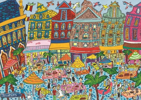 Jumbo Premium Collection Puzzel Grote Markt Brussel - Legpuzzel - 1000 Stukjes 4 Jumbo Premium Collection Puzzel Grote Markt Brussel - Legpuzzel - 1000 Stukjes - Afbeelding 2