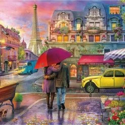 St Helens Home And Garden One Rainy Night In Paris - Legpuzzel - 1000 Stukjes - 50,8 X 68,6 Cm -'n Regenachtige Avond In Parijs