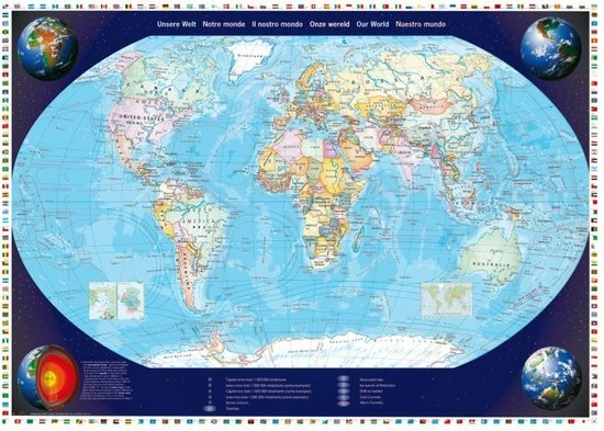 Schmidt Puzzle: Onze Wereld - Legpuzzel 4 Schmidt Puzzle: Onze Wereld - Legpuzzel - Afbeelding 2