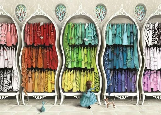 Ravensburger Puzzel Fashionista - Legpuzzel - 1000 Stukjes 6 Ravensburger Puzzel Fashionista - Legpuzzel - 1000 Stukjes - Afbeelding 4