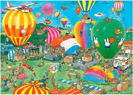 Jan Van Haasteren Puzzelbundel - 2 Stuks - Vrijdag De 13e 1000 Stukjes & Hoera! Nijntje 65 Jaar 1000 Stukjes 7 Jan Van Haasteren Puzzelbundel - 2 Stuks - Vrijdag De 13e 1000 Stukjes & Hoera! Nijntje 65 Jaar 1000 Stukjes - Afbeelding 5