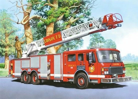 Castorland Fire Engine - Legpuzzel - 60 Stukjes 4 Castorland Fire Engine - Legpuzzel - 60 Stukjes - Afbeelding 2