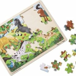 Melissa & Doug - Frolicking Horses - Legpuzzel - 48 PC 7 Melissa & Doug - Frolicking Horses - Legpuzzel - 48 PC -Puzzels Verkoopwinkel 550x395 5