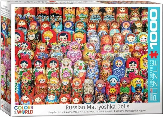 Eurographics Puzzel Russian Matryoshkas Dolls - 1000 Stukjes 3 Eurographics Puzzel Russian Matryoshkas Dolls - 1000 Stukjes