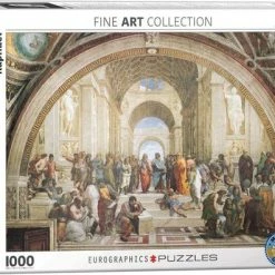 Eurographics Puzzel School Of Athens - Raphael - 1000 Stukjes 6 Eurographics Puzzel School Of Athens - Raphael - 1000 Stukjes -Puzzels Verkoopwinkel 550x396