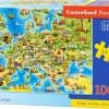 Castorland Map Of Europe - 100pcs -Puzzels Verkoopwinkel 550x399 10
