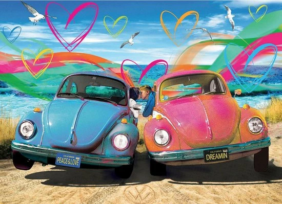 Eurographics Puzzel - VW Beetle Love - Parker Greenfield (1000) 4 Eurographics Puzzel - VW Beetle Love - Parker Greenfield (1000) - Afbeelding 2