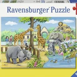 Ravensburger Welkom In De Dierentuin- Twee Puzzels Van 24 Stukjes - Kinderpuzzel