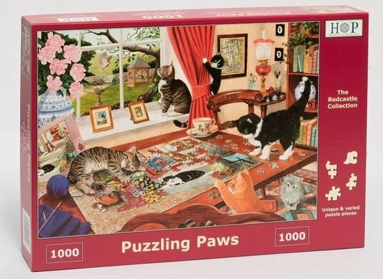 House Of Puzzles Legpuzzel - 1000 Stukjes -Puzzling Paws - House Of Puzzels 3 House Of Puzzles Legpuzzel - 1000 Stukjes -Puzzling Paws - House Of Puzzels