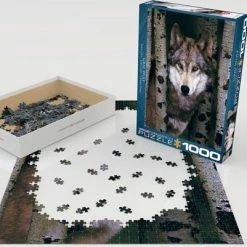 Eurographics Puzzel Gray Wolf - 1000 Stukjes -Puzzels Verkoopwinkel 550x401 12
