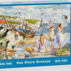 House Of Puzzles Legpuzzel - XL 500 Grote Stukken - Sea Shore Breezes - House Of Puzzels