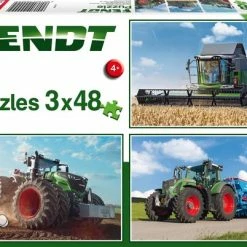Schmidt Puzzel Fendt - 3 X 48 Stukjes - 4+