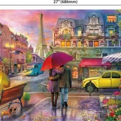 St Helens Home And Garden One Rainy Night In Paris - Legpuzzel - 1000 Stukjes - 50,8 X 68,6 Cm -'n Regenachtige Avond In Parijs -Puzzels Verkoopwinkel 550x403 23