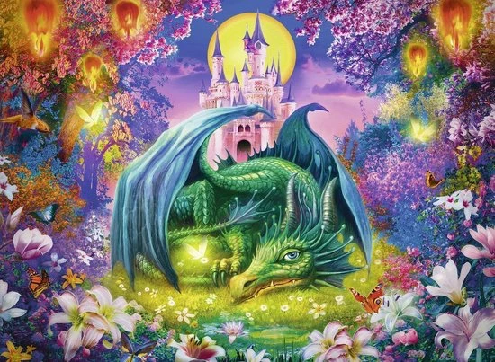 Ravensburger Puzzel Mystiek Drakenwoud - Legpuzzel - 300XXL Stukjes 4 Ravensburger Puzzel Mystiek Drakenwoud - Legpuzzel - 300XXL Stukjes - Afbeelding 2