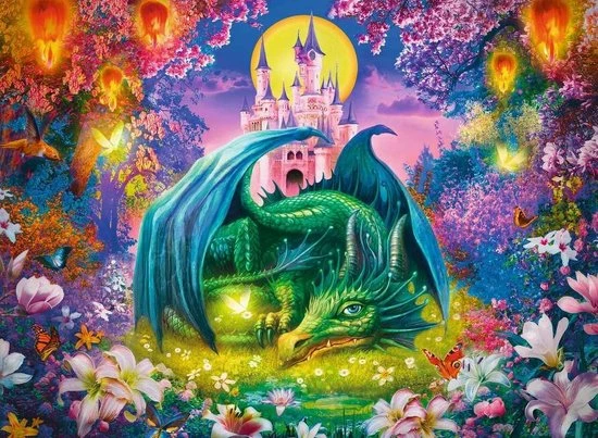 Ravensburger Puzzel Mystiek Drakenwoud - Legpuzzel - 300XXL Stukjes 6 Ravensburger Puzzel Mystiek Drakenwoud - Legpuzzel - 300XXL Stukjes - Afbeelding 4