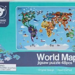 CLASSIC WORLD Puzzel Wereldkaart Continenten 48 St. 13 CLASSIC WORLD Puzzel Wereldkaart Continenten 48 St. -Puzzels Verkoopwinkel 550x403 8