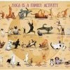Eurographics Puzzel Yoga Is A Family Activity - 500 Stukjes -Puzzels Verkoopwinkel 550x404 1